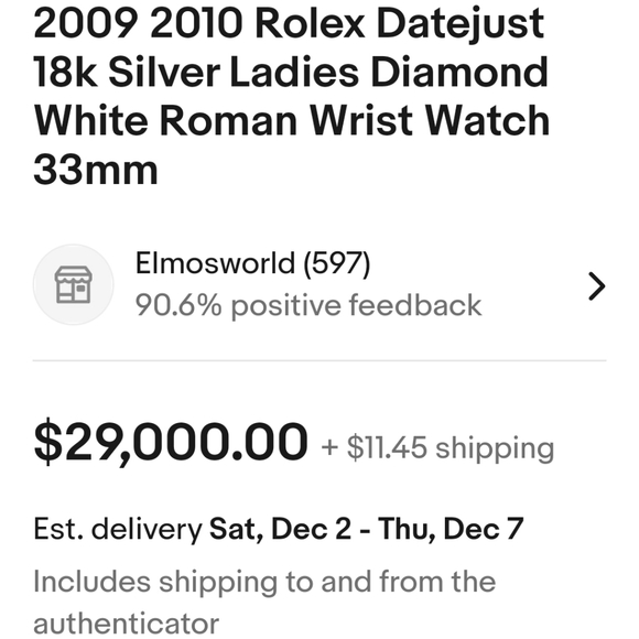 Rolex women's watch - Picture 3 of 3